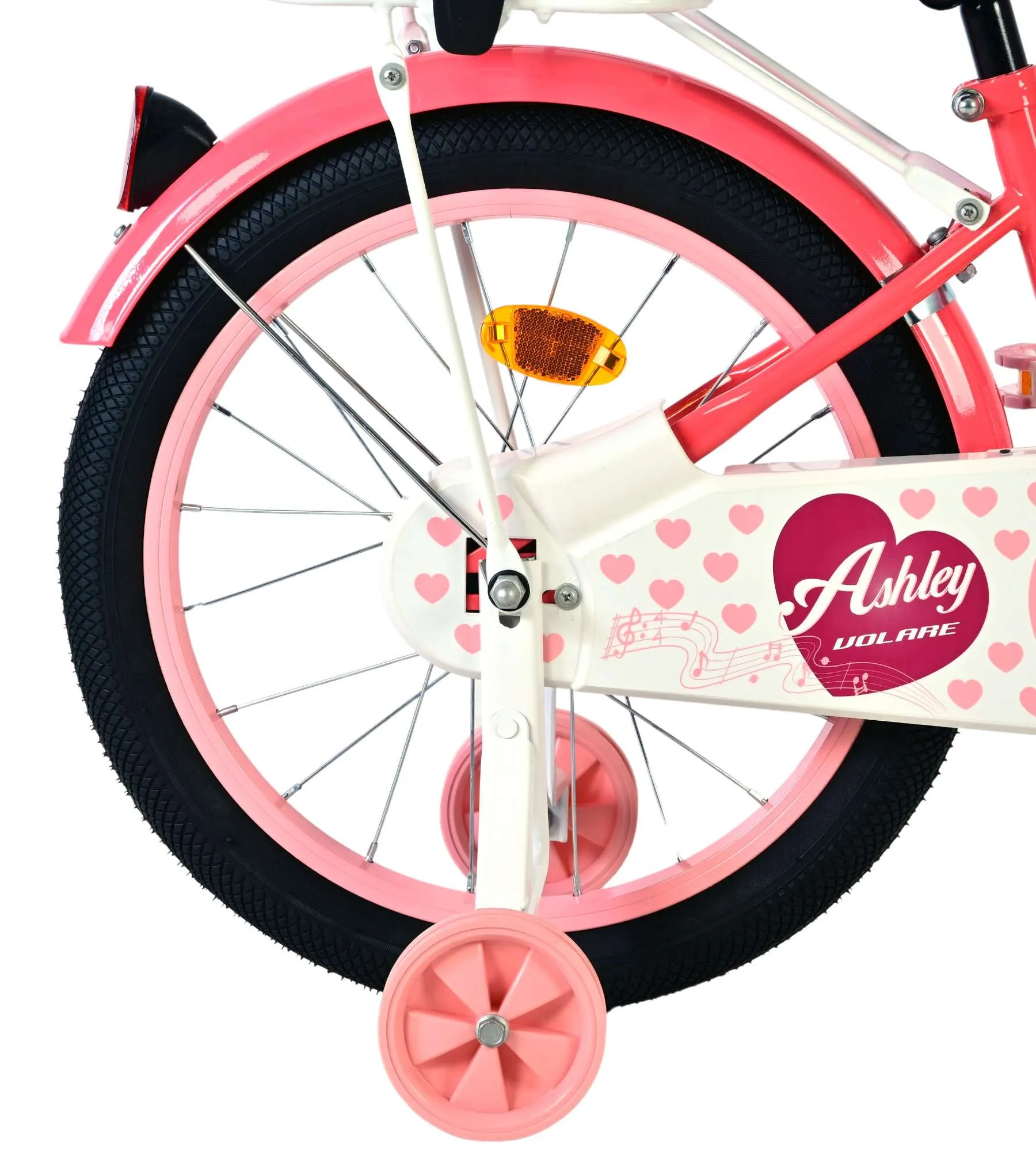 volare dječji bicikl ashley 18″ ružičasto-crvene boje - slika 3