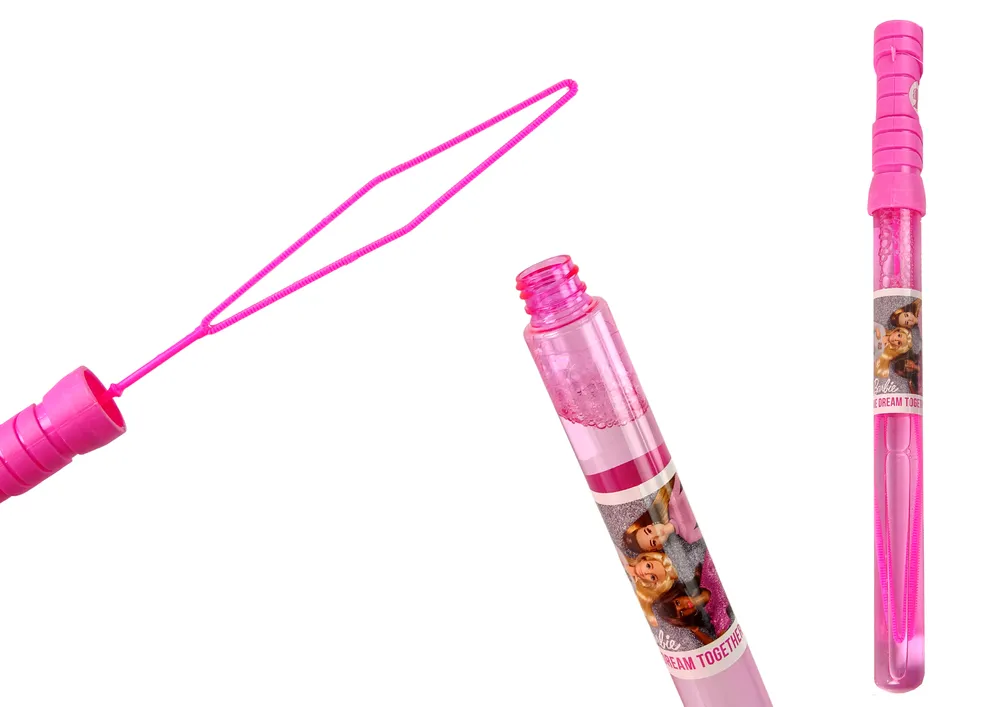 štapić na mjehuriće barbie 120ml rozi - slika 3