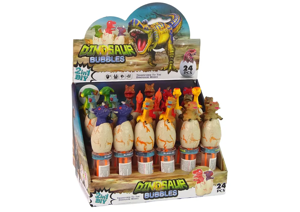 igračka na mjehuriće 18cm dinosaur u jajetu - slika 4