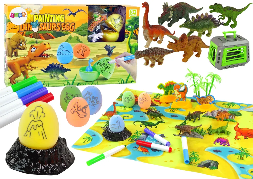 DIY kreativni set jaja dinosaura za bojanje figurice - Pribislavec