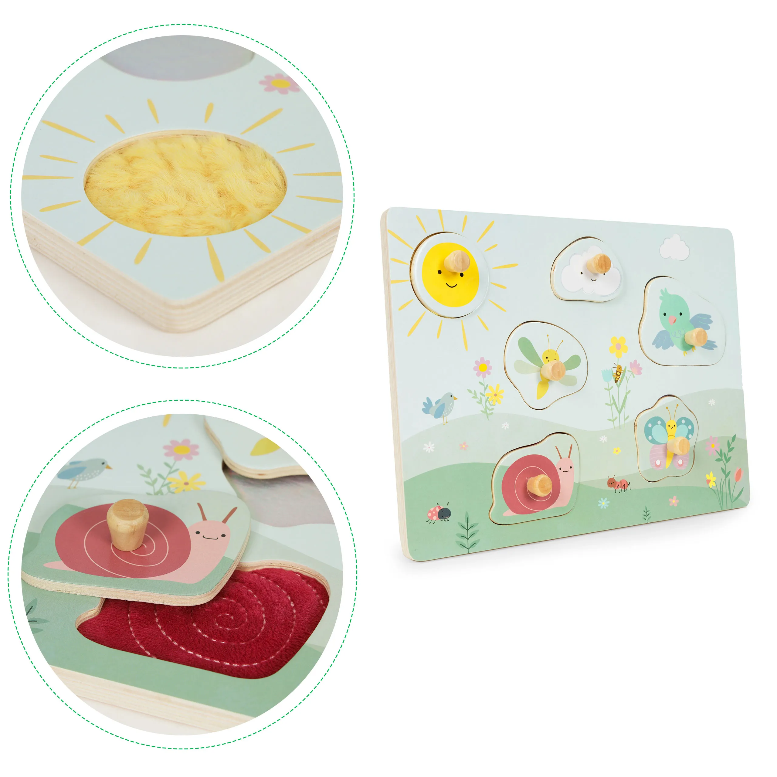 ecotoys drvena senzorička ploča - slika 6