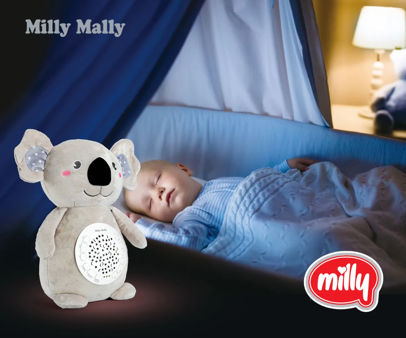 milly mally plišani projektor koala - slika 7