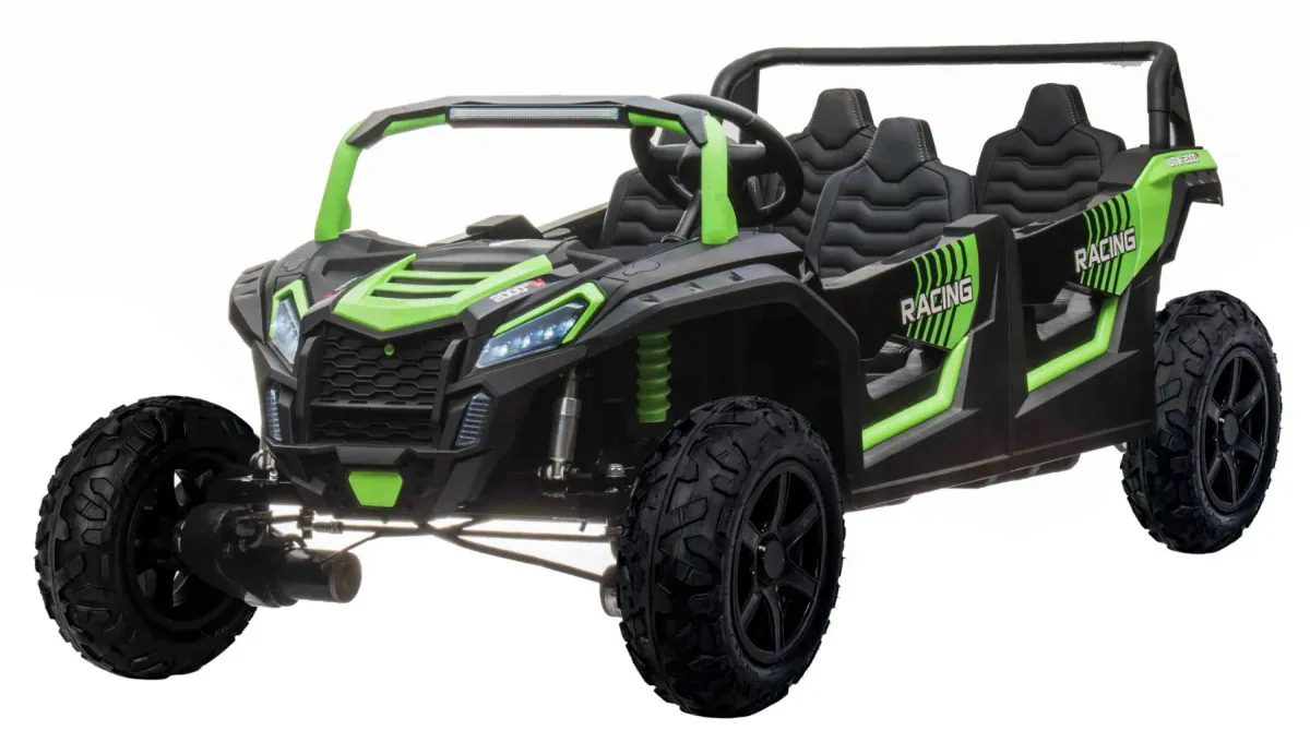 buggy atv racing utv2000, auto na akumulator s 4 sjedala, zeleni - slika 2
