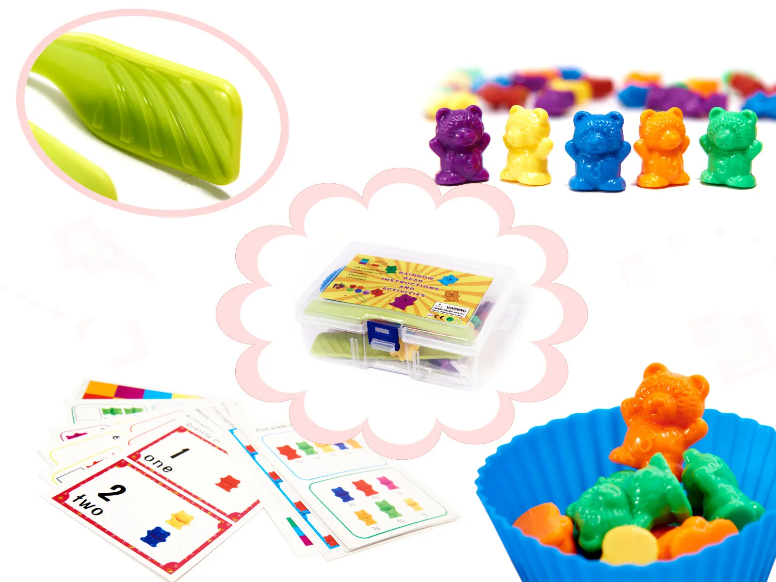 montessori edukativni medvjedići uče brojati 44 elemenata - slika 3