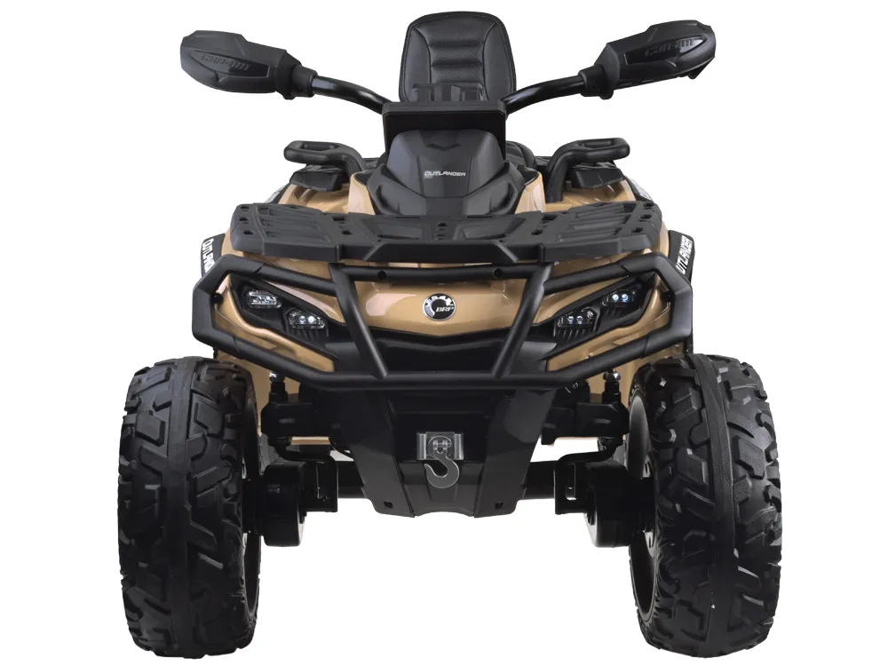 dječji quad na baterije za 2 osobe can-am outlander 4x4 led panel pa0326 - slika 6
