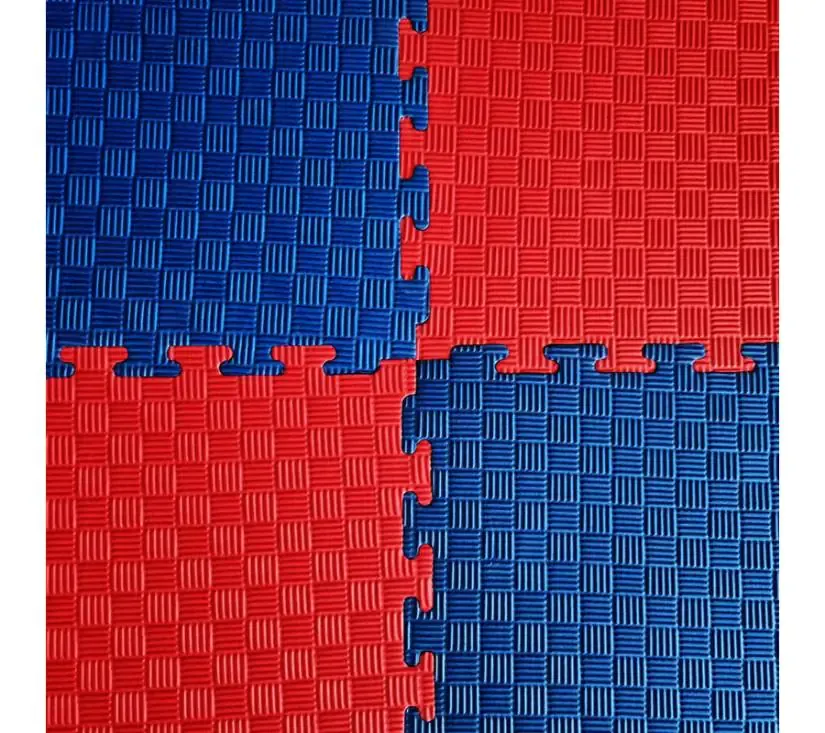 tatami prostirka za karate (100x100x2,0cm crveno-plavi) - slika 2