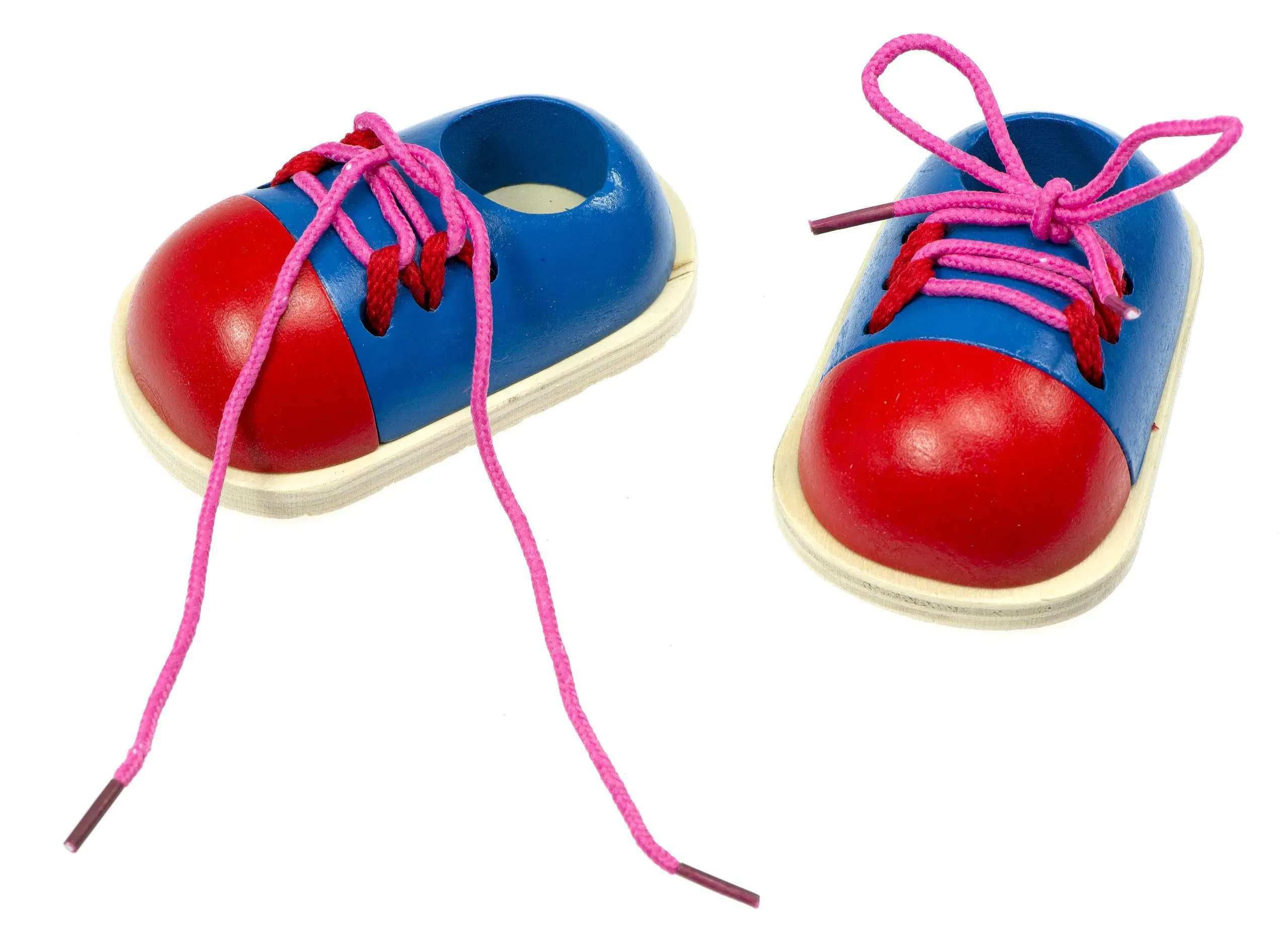 montessori set za učenje vezivanja vezica 2 kom. - slika 1