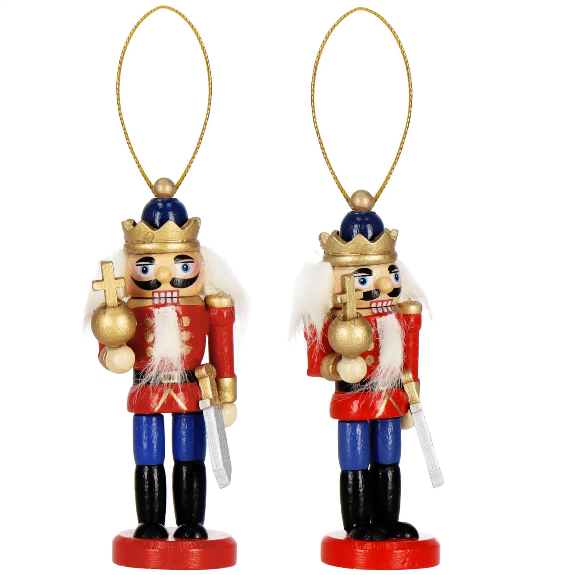 božićna dekoracija - figurice orašar, 8 cm, 6 komada - slika 9