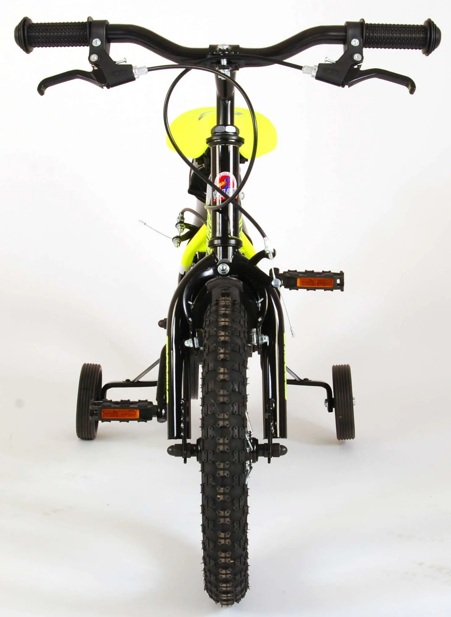 dječji bicikl volare sportivo 14" s dvije ručne kočnice neon žuti - slika 12