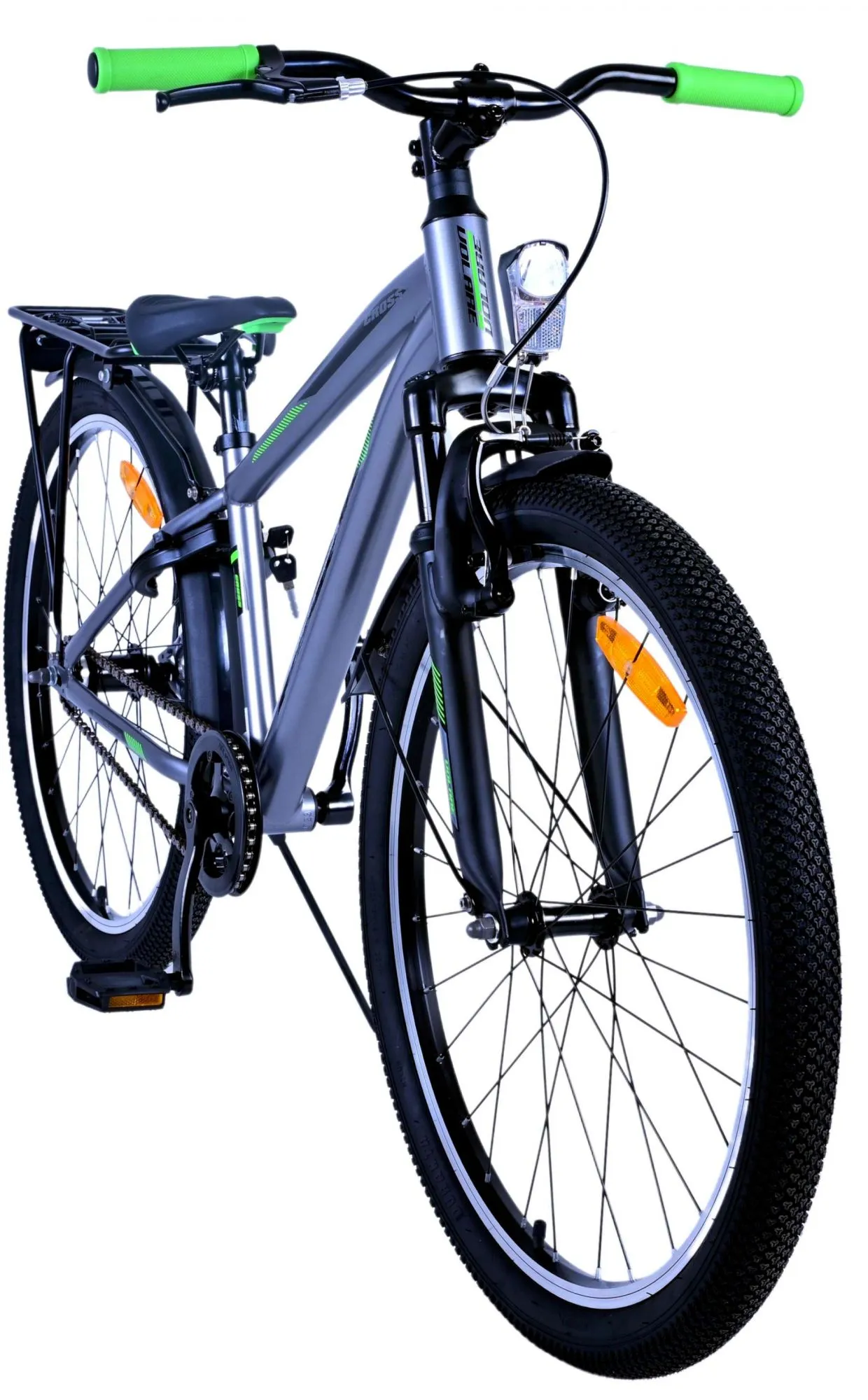 dječji bicikl volare cross 24" tamno sivi - slika 12