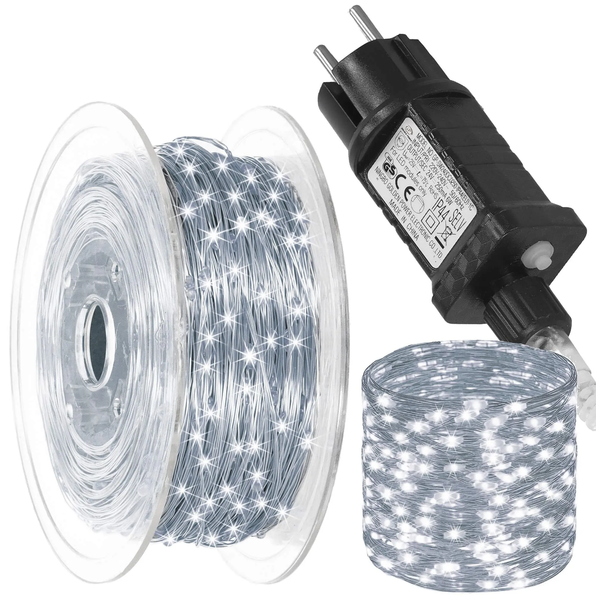 led žičane lampice , hladno bijela - slika 11