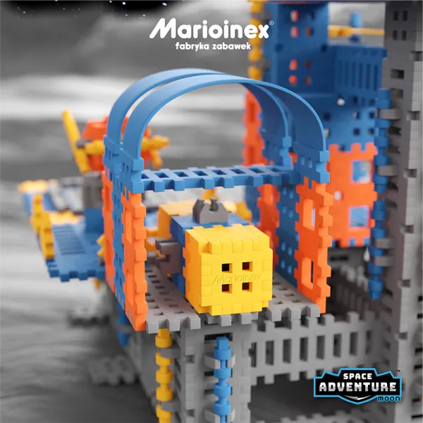 marioinex set waffle kockica baza na mjesecu 618kom. - slika 8