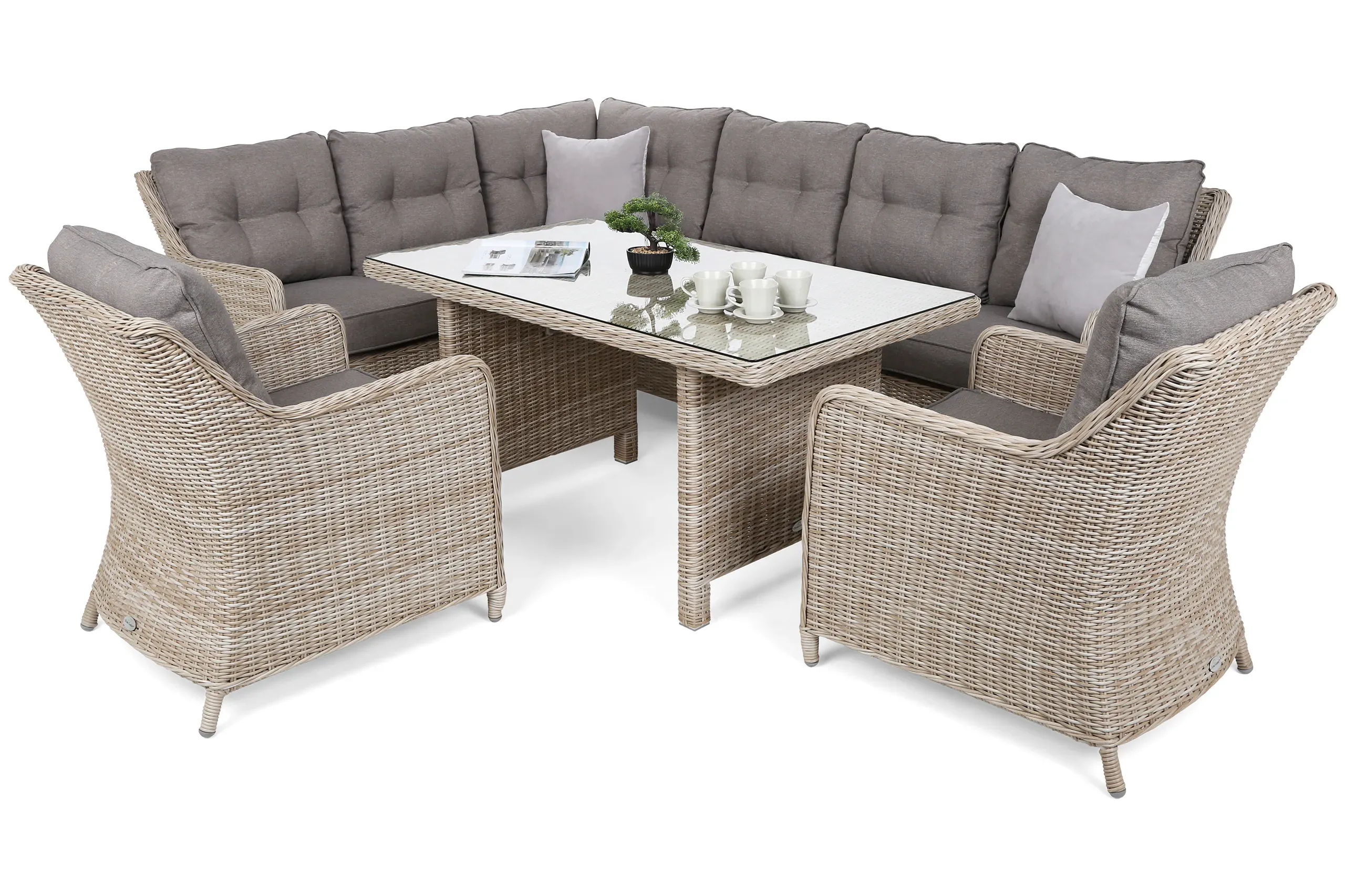 lijevi kutni set california beige / beige melange - slika 2