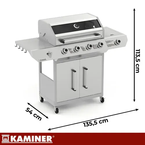 kaminer plinski roštilj 4+1 17kw varen 5.0 - slika 3