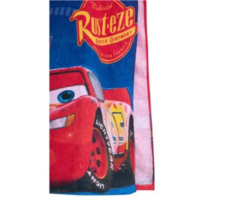 pamučni pončo ručnik za djecu cars 55/110cm - slika 4