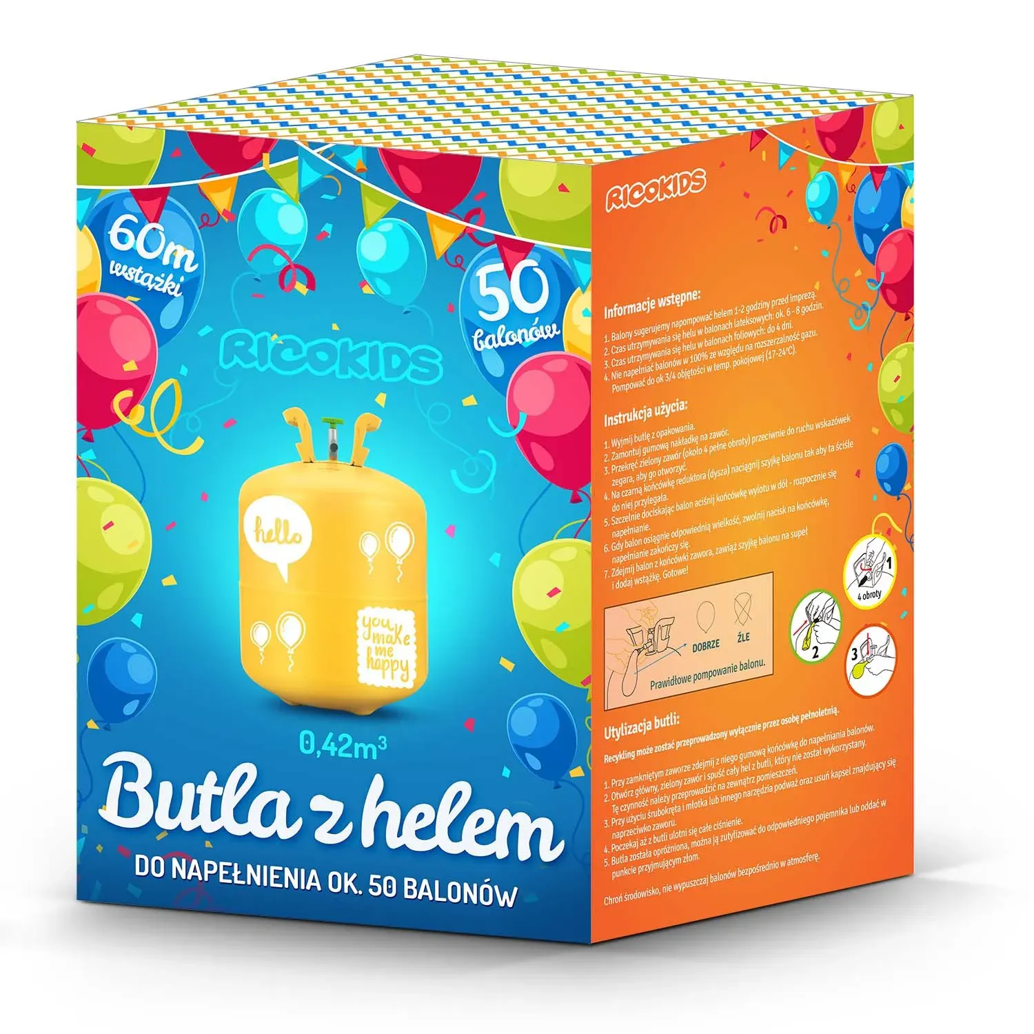 boca s helijem, 50 balona + 60m trake - slika 6