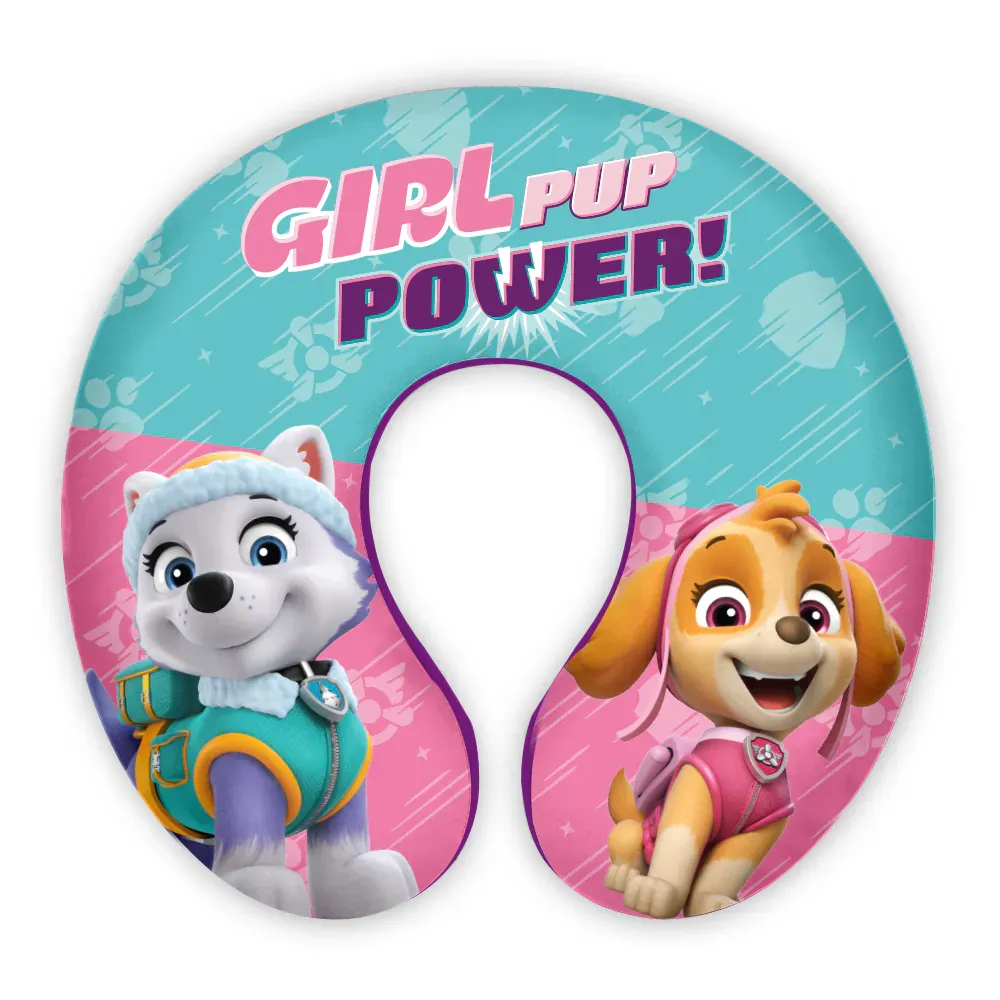 dječji potporni jastuk za vrat paw patrol roza - slika 2