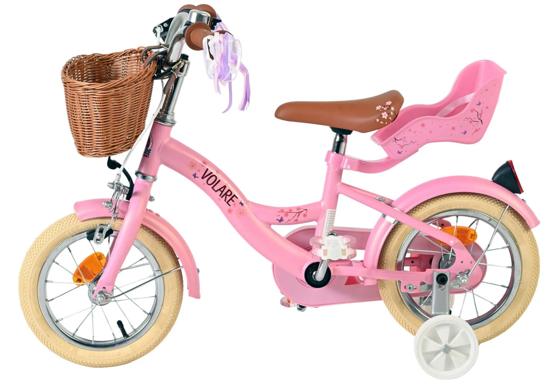 volavolare dječji bicikl blossom 12″ roze boje - slika 8