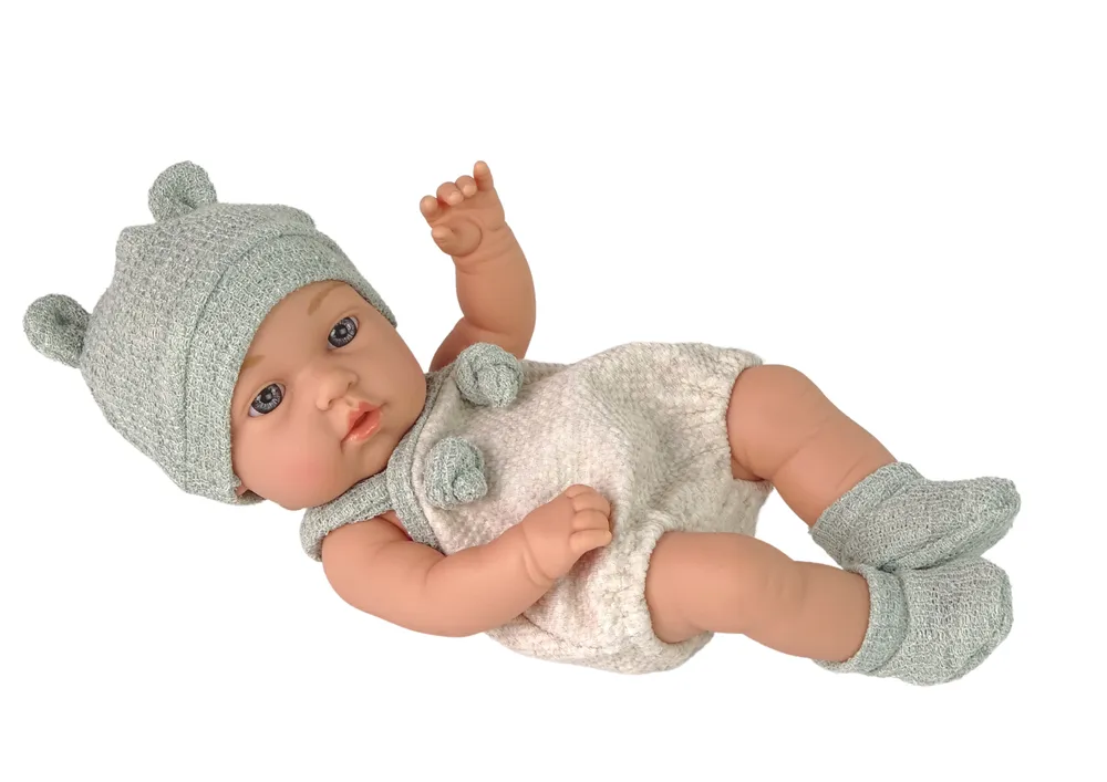 sweet baby lutka s kapicom 30cm zelena - slika 3