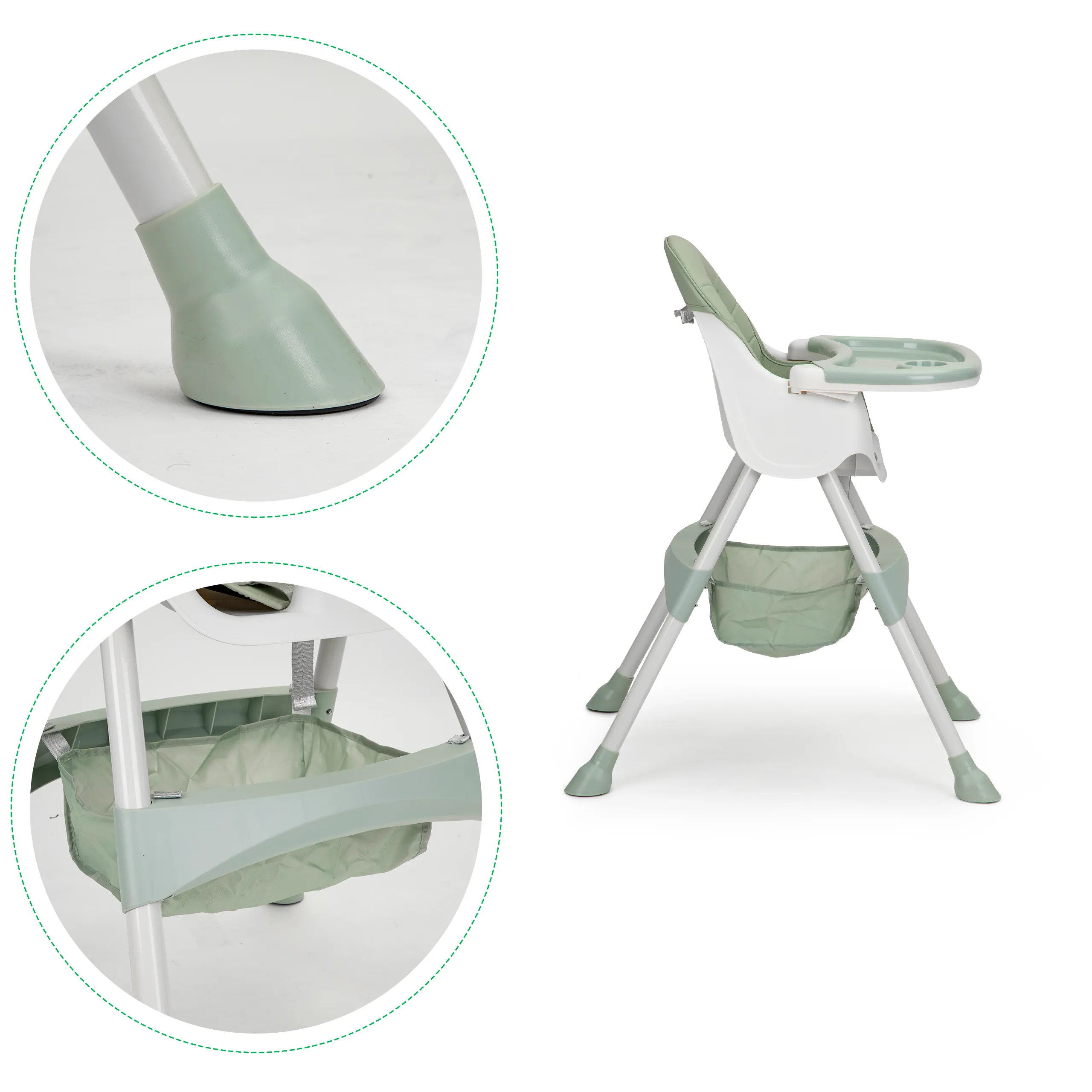 ecotoys 2u1 hranilica za bebu zelena - slika 9