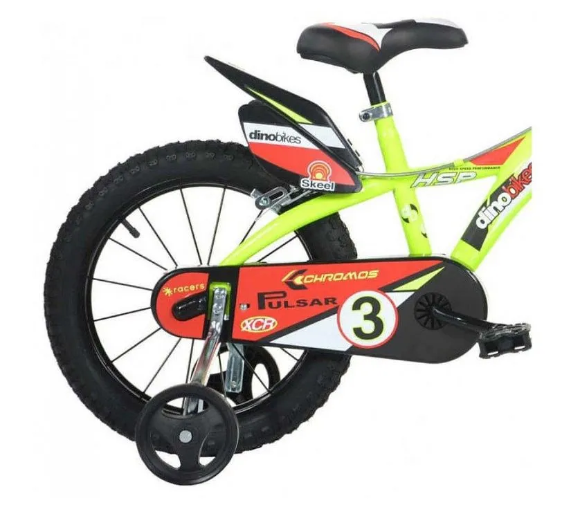 dječji bicikl 16" raptor žuti dino bikes - slika 4