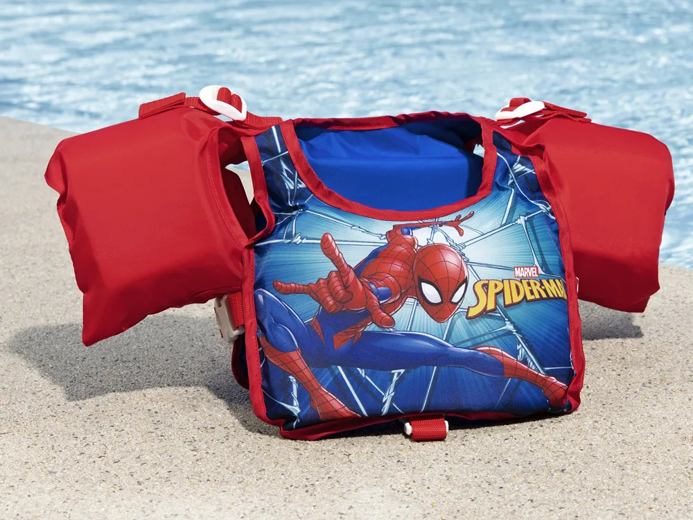 bestway dječji prsluk za plivanje s rukavima 98795 spider man - slika 3