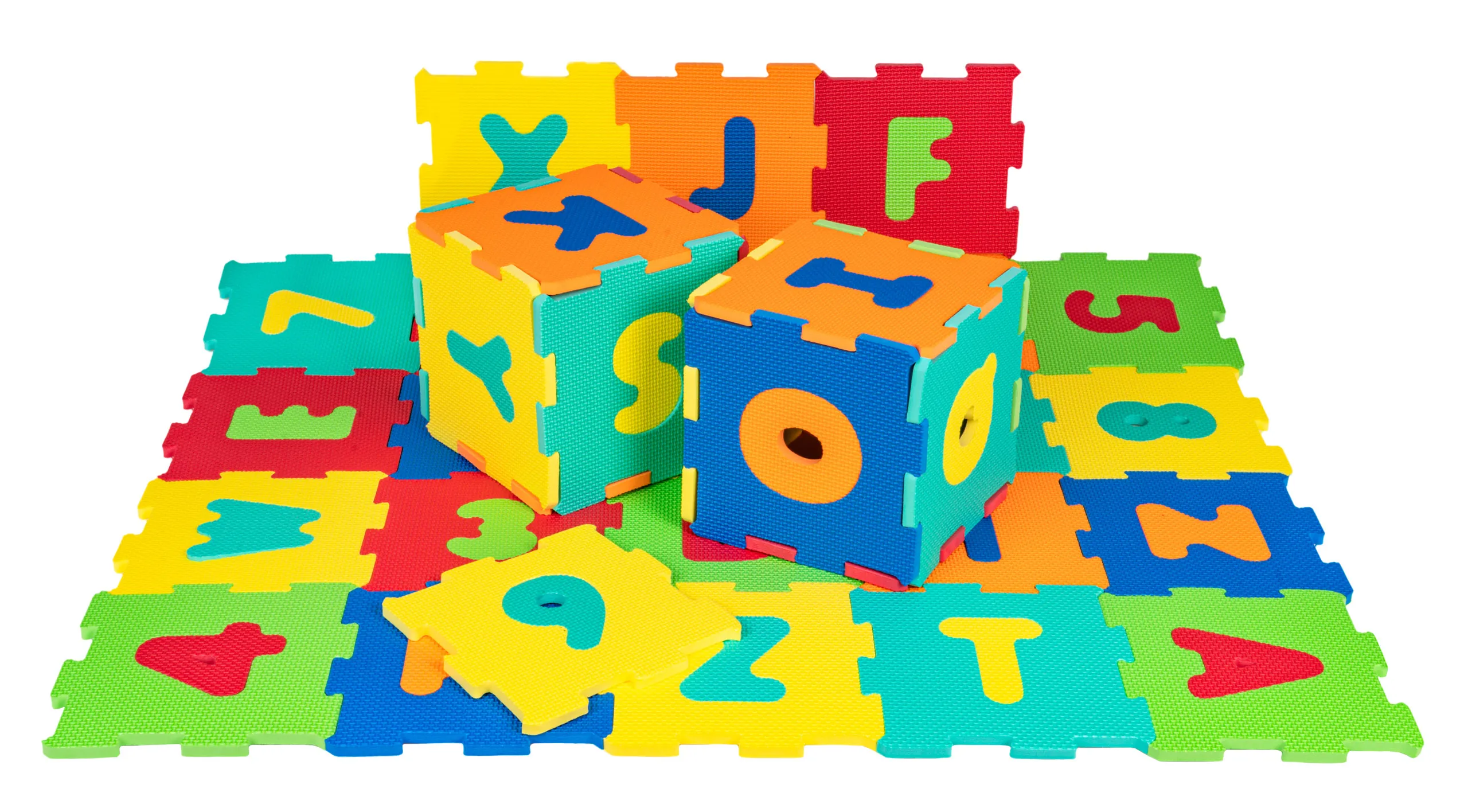 šarena puzzle podloga slova i brojevi 20x20cm - slika 6
