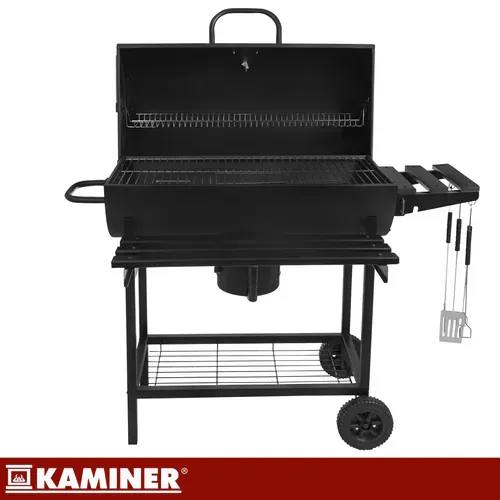 kaminer vrtni roštilj s poklopcem 108x67x96cm kaminer - slika 8