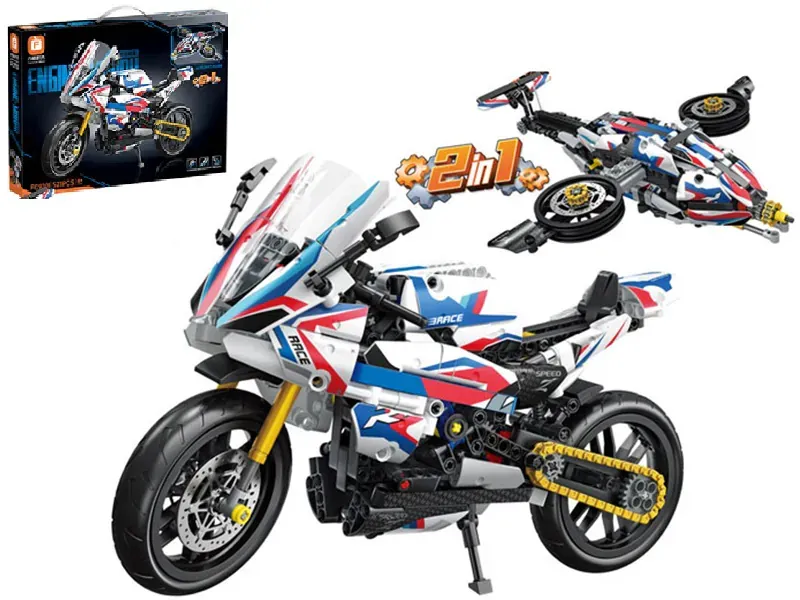 2u1 kockice za sastavljanje motora/letjelice 521kom. šareni - slika 2