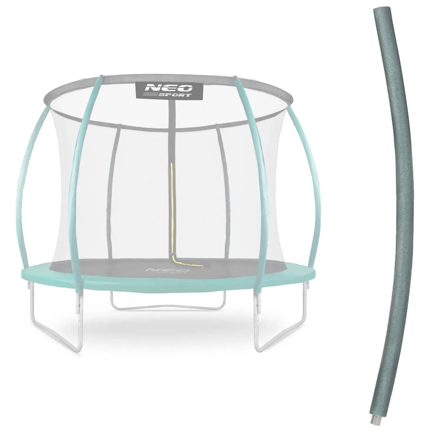 Neo-Sport gornji stup za trampolin tip C – zeleni, kompatibilan s modelima 8–14 ft - Pribislavec