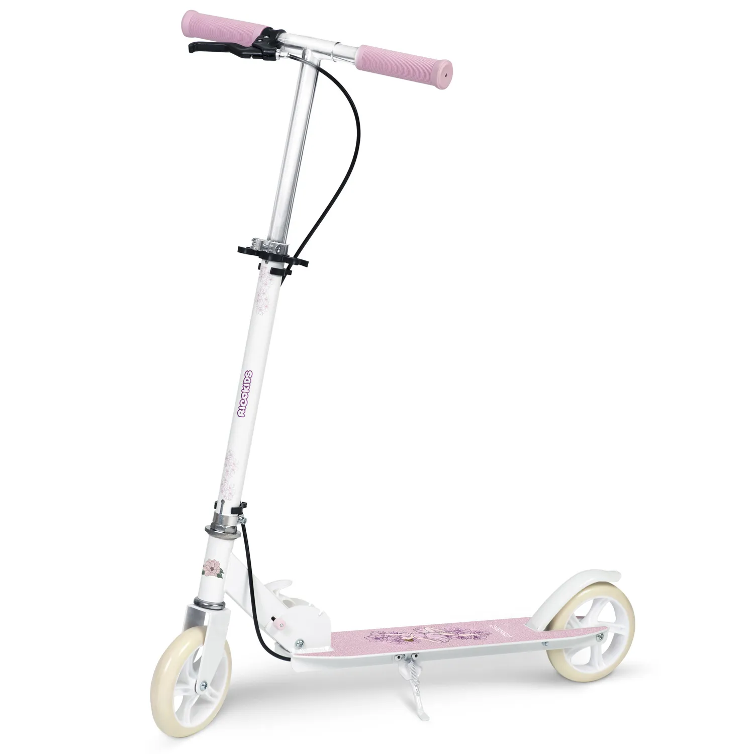 ricokids romobil za djecu kodi, pu kotači, rozi - slika 3
