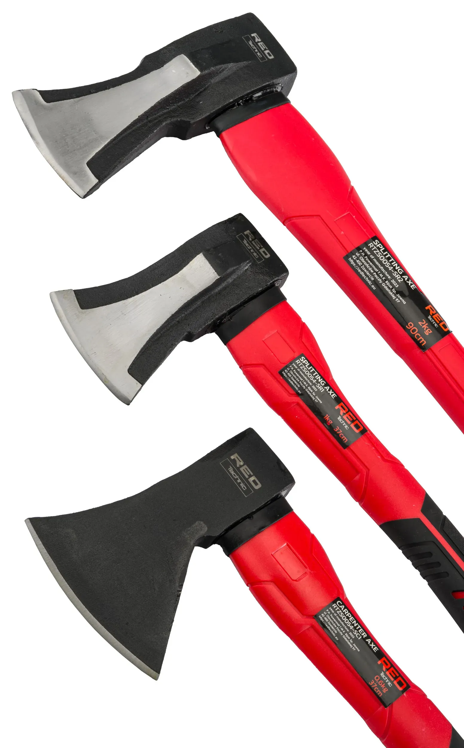 red technic set sjekira za cijepanje i tesanje drva 3 kom rtzs0054 - slika 4