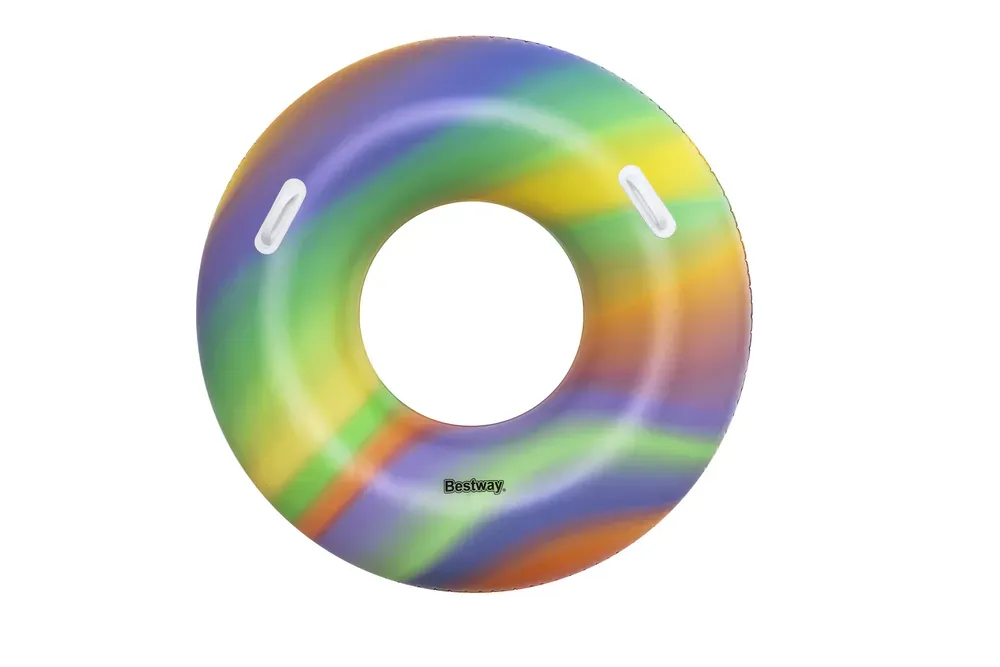 bestway krug na napuhavanje 119 cm rainbow - slika 2