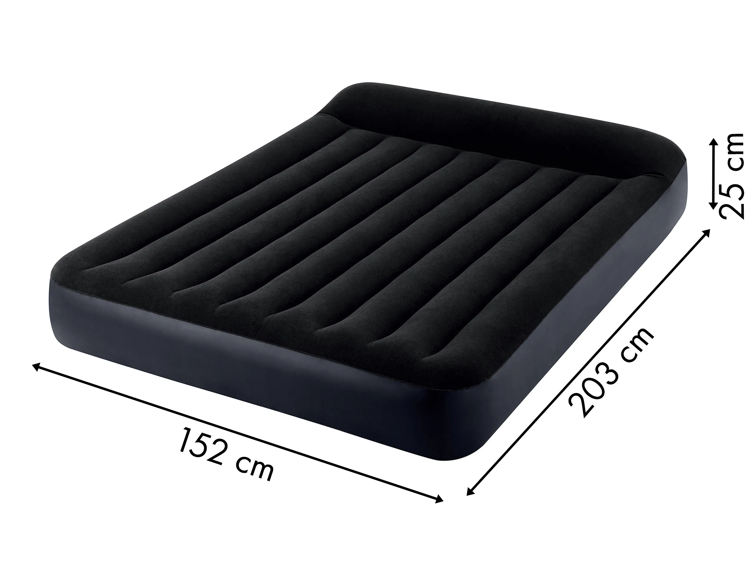madrac na napuhavanje 203x152 cm s pumpom velur krevet intex 64150nd - slika 7