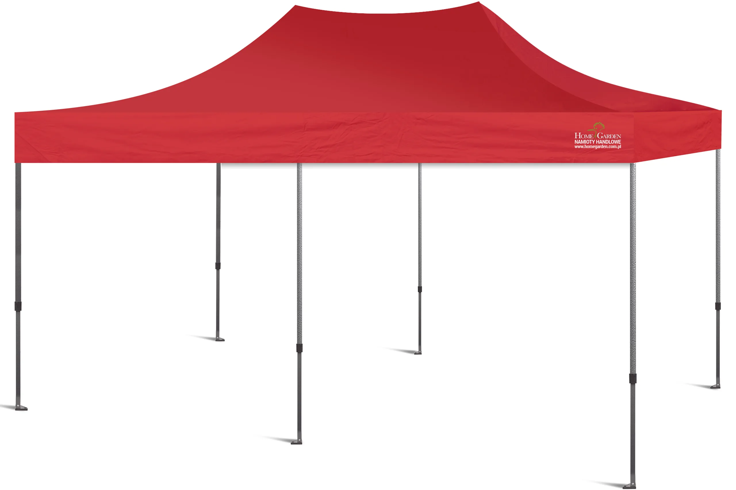 komercijalni šator 600 x 300 cm crveni - slika 3