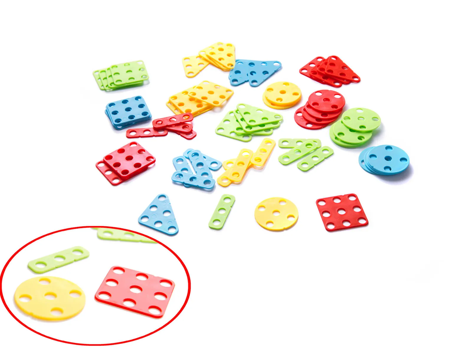 kreativni set odvijač, bušilica, vijci, kockice, 261 element - slika 8