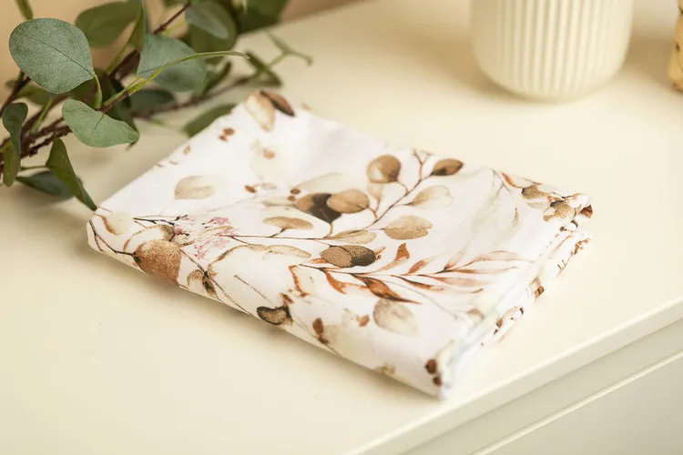 dvoslojni muslin pokrivač 80x100cm eukaliptus - slika 6