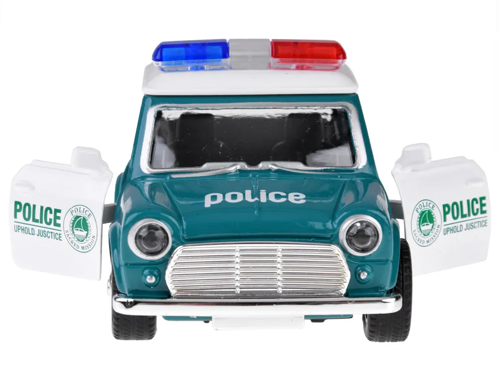 metalni policijski autić retro 1:38 - slika 3