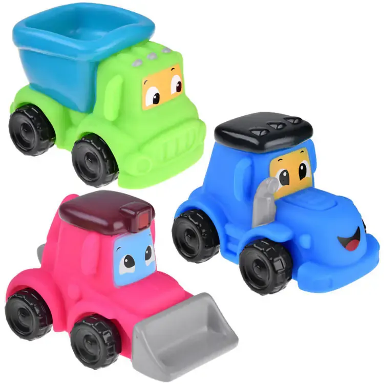 set šarenih autića 3kom - zeleni, plavi, roza - slika 2