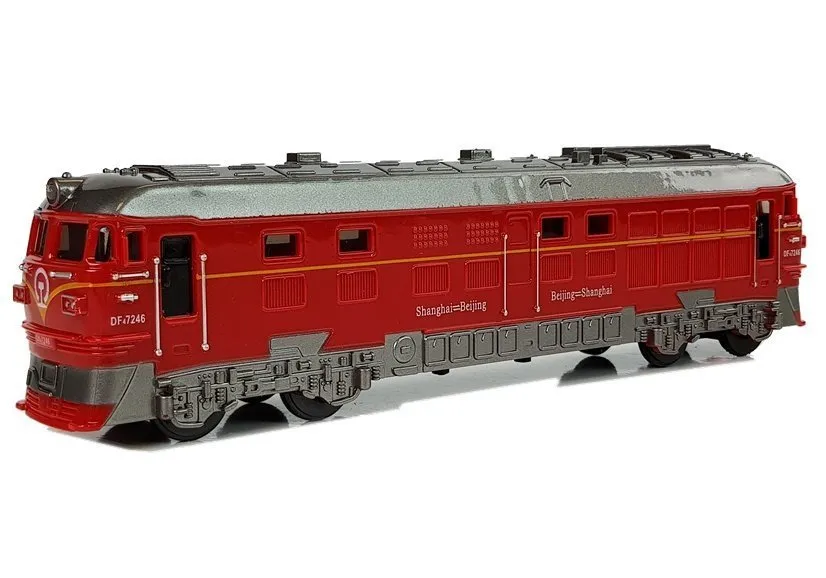 pendolino vlak sa svjetlosnim i zvučnim efektima crveni - slika 3