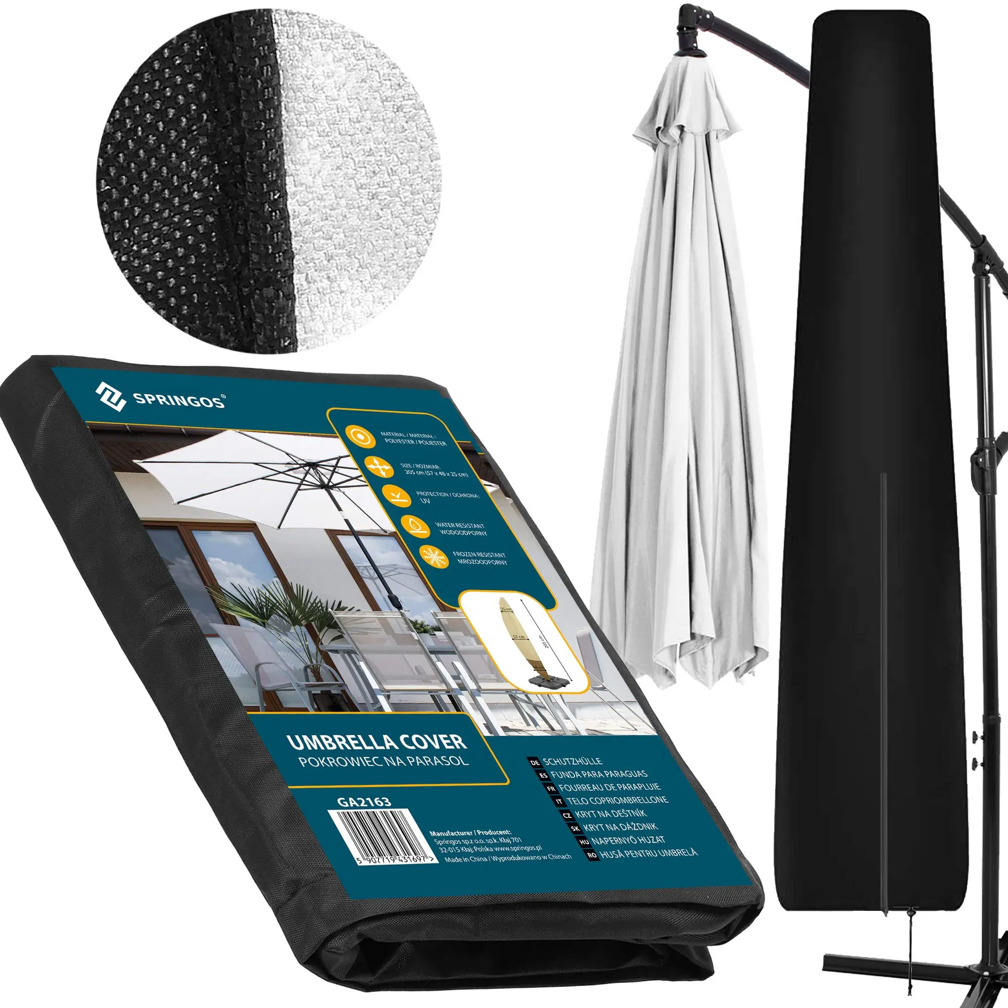 Navlaka za suncobran 205 cm 57 x 48 x 25 cm - Pribislavec