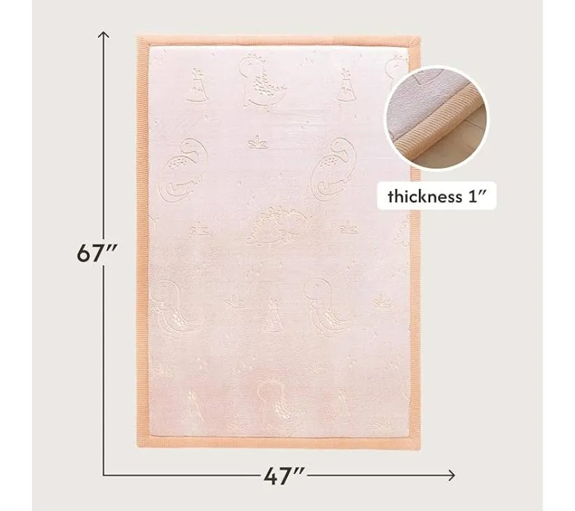 hakuna matte cloud tepih s dinosaurima – svijetli u mraku 170 × 120 × 2,5 cm - slika 4