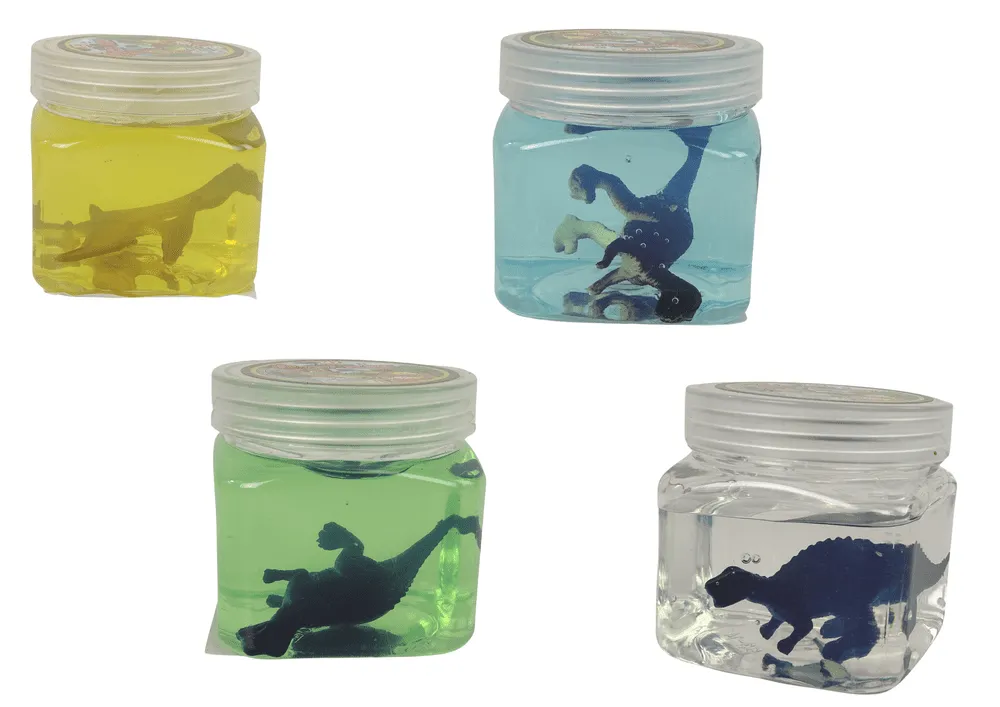 slime kristal dinosauri u raznim bojama - slika 3