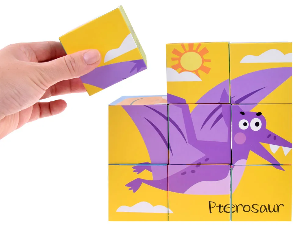 set puzzle kocki dinosauri 6 slika - slika 5
