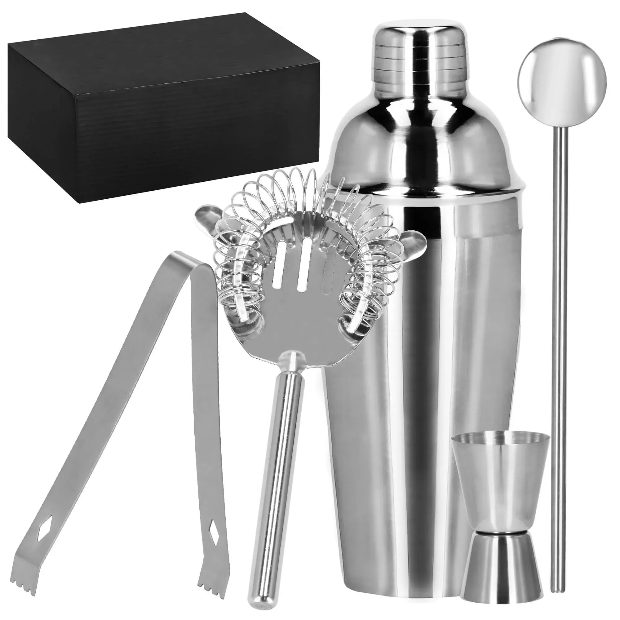 set za pripremu pića za barmene shaker 550 ml 5 komada - slika 2
