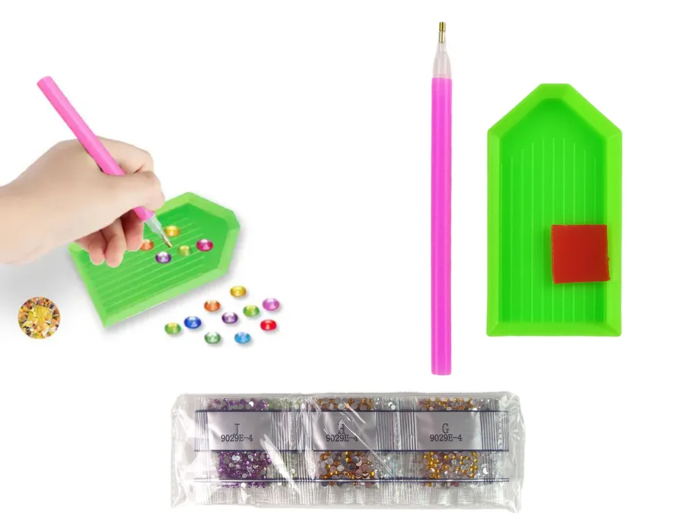 diy set ukrašavanja s kristalima morski svijet - slika 5