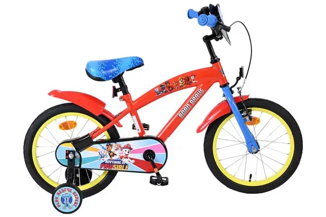 Dječji bicikl Paw Patrol za dječake - 16" Crveno-plavi - Pribislavec
