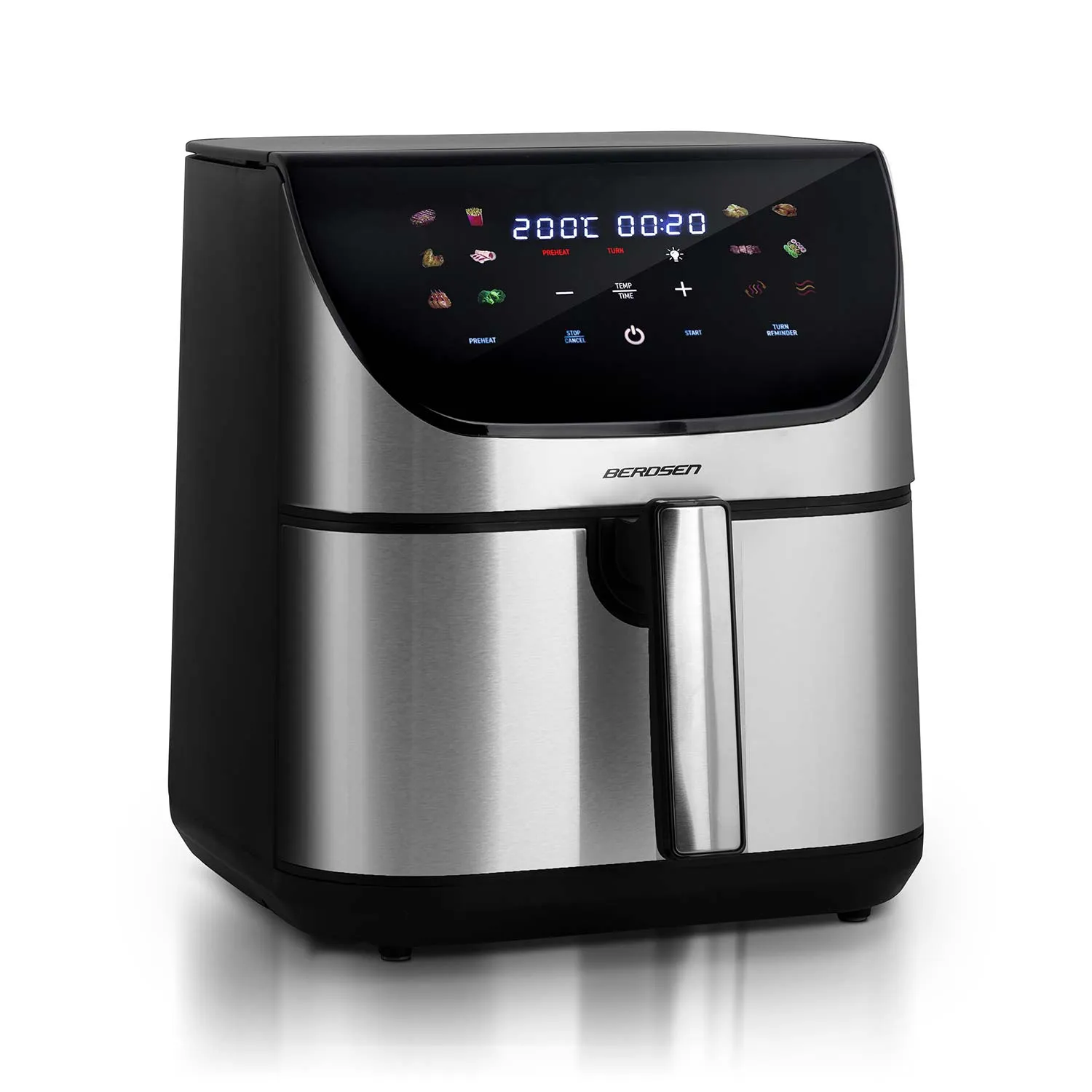 berdsen friteza na vrući zrak 1700 w, 8 l, crna - slika 3