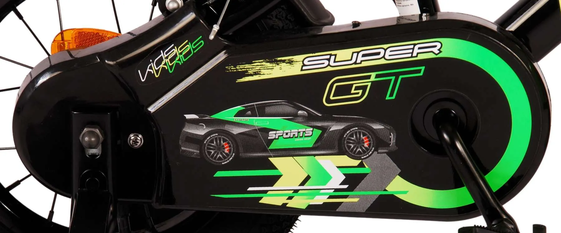 dječji bicikl s dvije ručne kočnice volare super gt 12" zeleni - slika 7