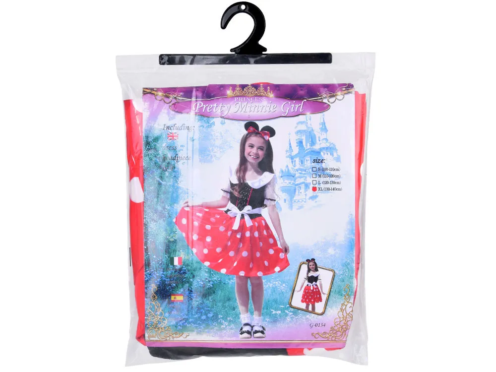 kostim minnie mouse za djevojčice, l/xl - slika 8